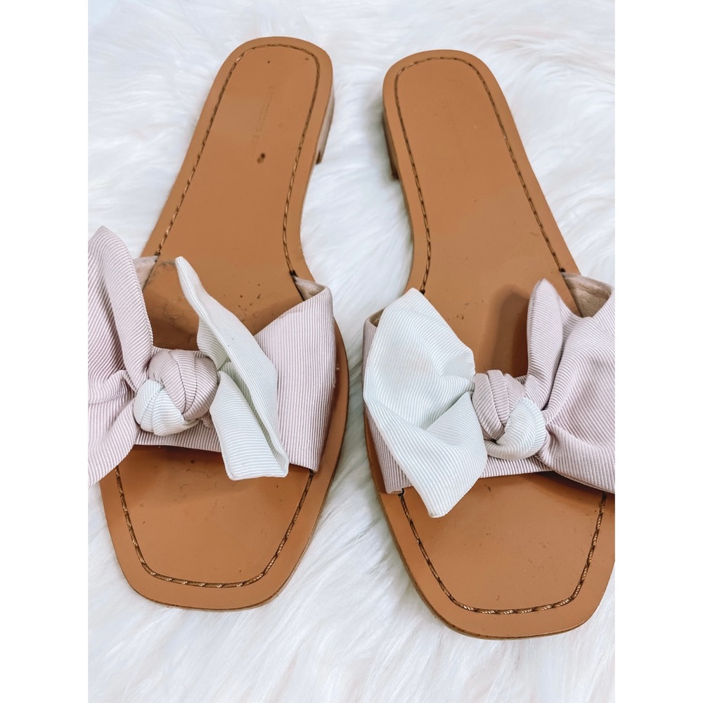 Something Navy Cici Bow Flat